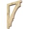 Ekena Millwork Balboa Craftsman Rough Sawn Bracket, Douglas Fir, 4"W x 34"D x 46"H BKT04X34X46BOA04RDF - alternate 1